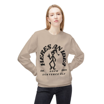 Goph Uckyerce Elf Idea Unisex Midweight Softstyle Fleece Crewneck Sweatshirt