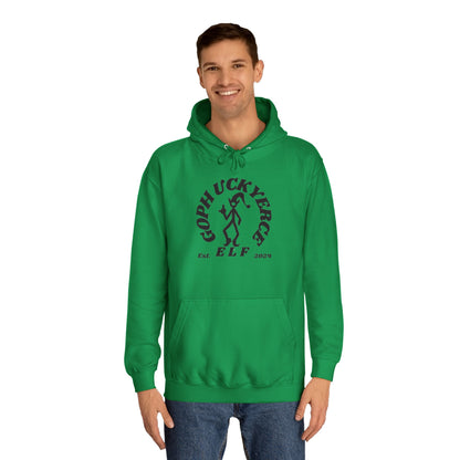 Goph Uckyerce Elf Unisex College Hoodie