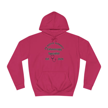 Dr. Deepin Yerbooty Unisex College Hoodie