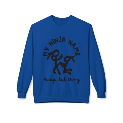 How You Suck Dong My Ninja Name Unisex Midweight Softstyle Fleece Crewneck Sweatshirt