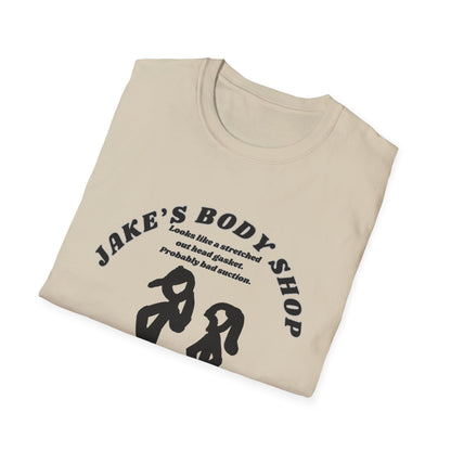 Jake's Body Shop Head Gasket Unisex Softstyle T-Shirt