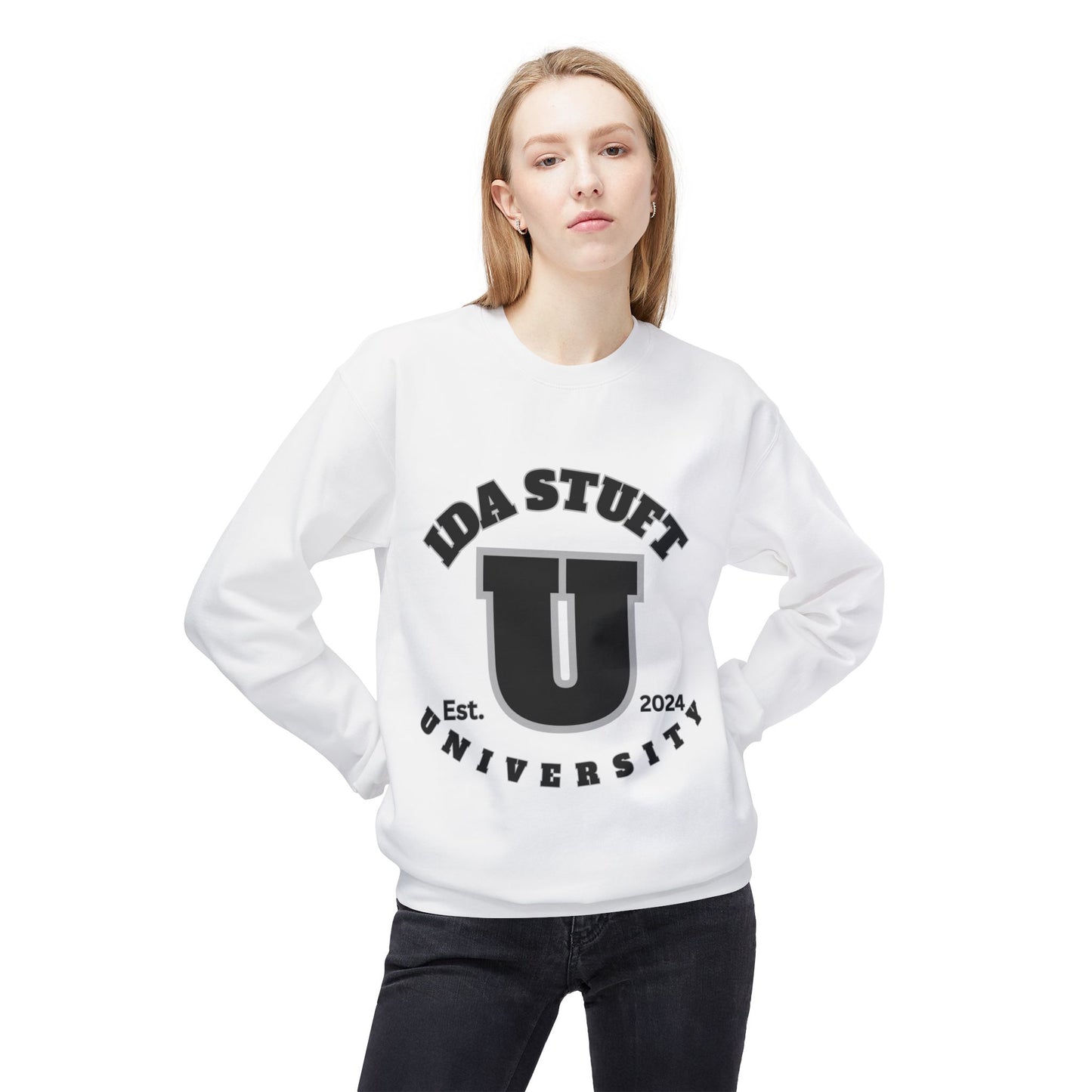 SU269 Unisex Midweight Softstyle Fleece Crewneck Sweatshirt