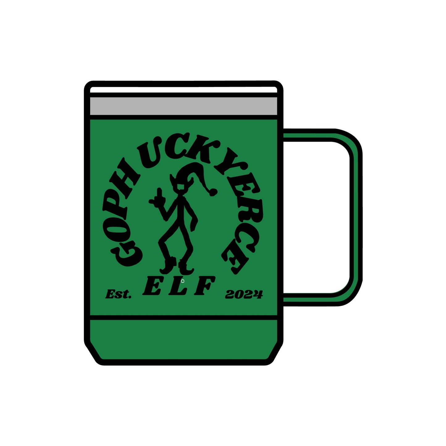 EB142 Elf Coffee Mug Tumbler, 15oz