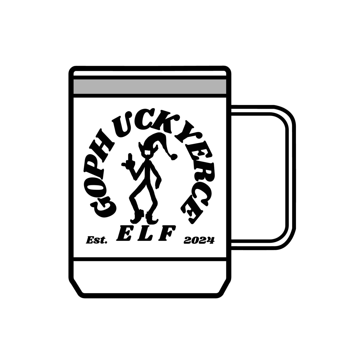 EB142 Elf Coffee Mug Tumbler, 15oz