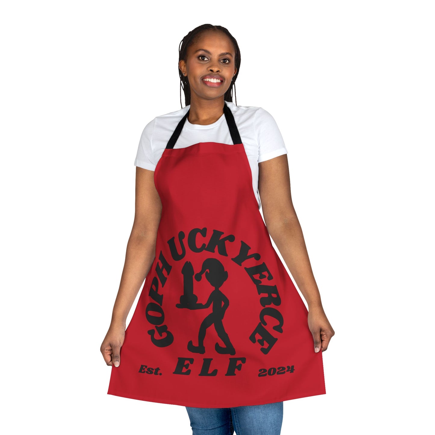 EB143 Apron Original Vicious Van Goph Design featuring yerce Elves