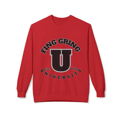 Fing Gring U Screwniversity Unisex Midweight Softstyle Fleece Crewneck Sweatshirt