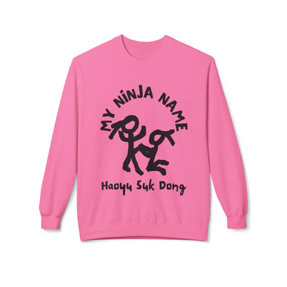 How You Suck Dong My Ninja Name Unisex Midweight Softstyle Fleece Crewneck Sweatshirt