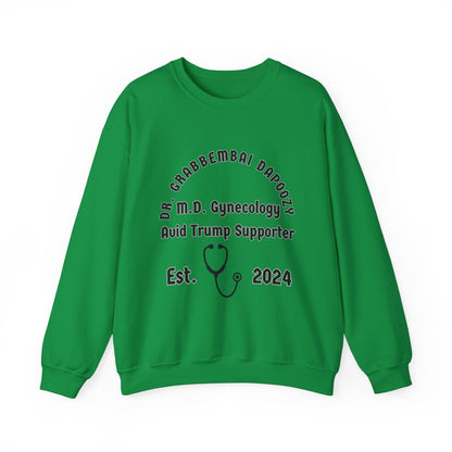 Dr. Grabbembai Dapoozy Unisex Heavy Blend™ Crewneck Sweatshirt