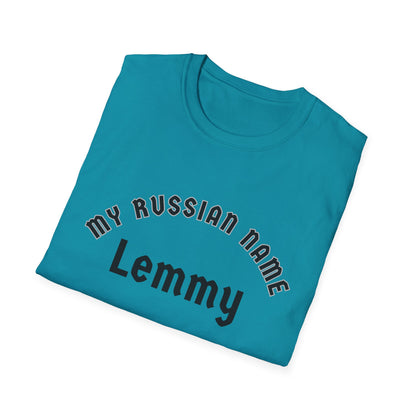 Let me stick it in My Russian Name Unisex Softstyle T-Shirt