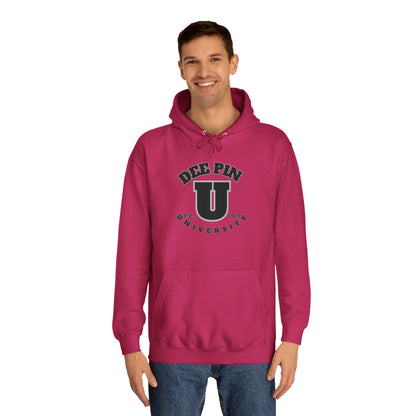 Dee Pin U Screwniversity Unisex College Hoodie