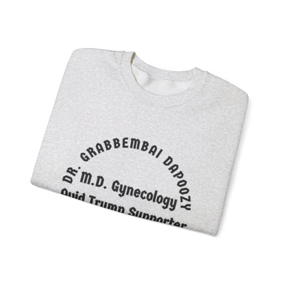 Dr. Grabbembai Dapoozy Unisex Heavy Blend™ Crewneck Sweatshirt