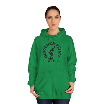 Goph Uckyerce Elf EB130 Unisex College Hoodie