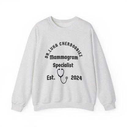 Dr. Luka Cherboobiez Unisex Heavy Blend™ Crewneck Sweatshirt