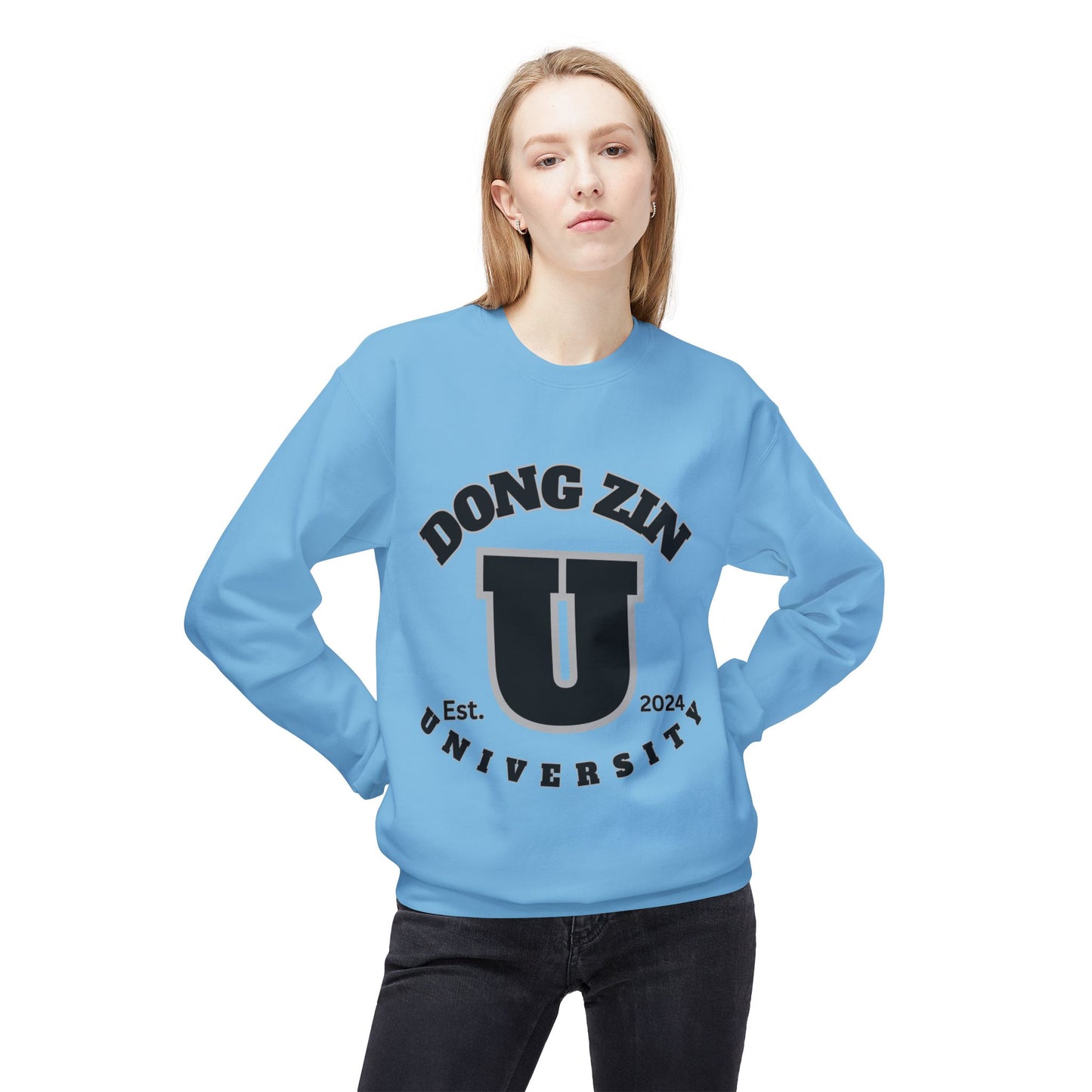 SU253 Unisex Midweight Softstyle Fleece Crewneck Sweatshirt