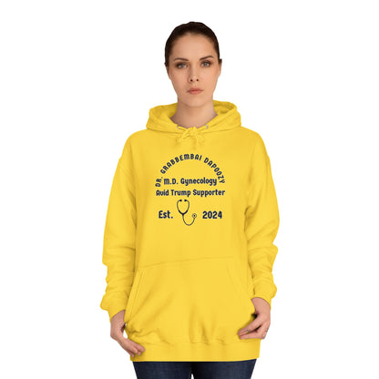 Dr. Grabbembai Dapoozy Unisex College Hoodie