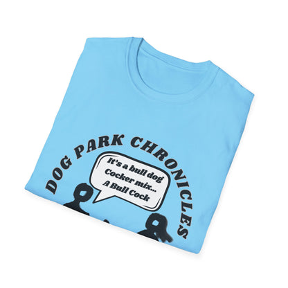 Dog Park Bull Cock Unisex Softstyle T-Shirt