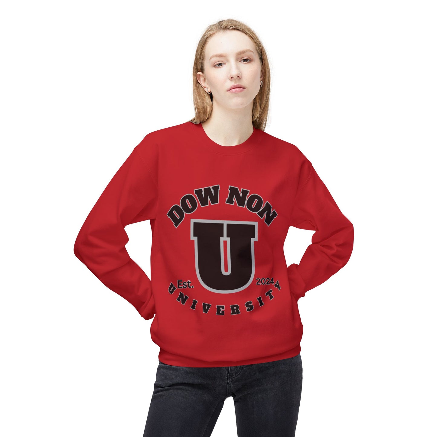 SU255 Unisex Midweight Softstyle Fleece Crewneck Sweatshirt