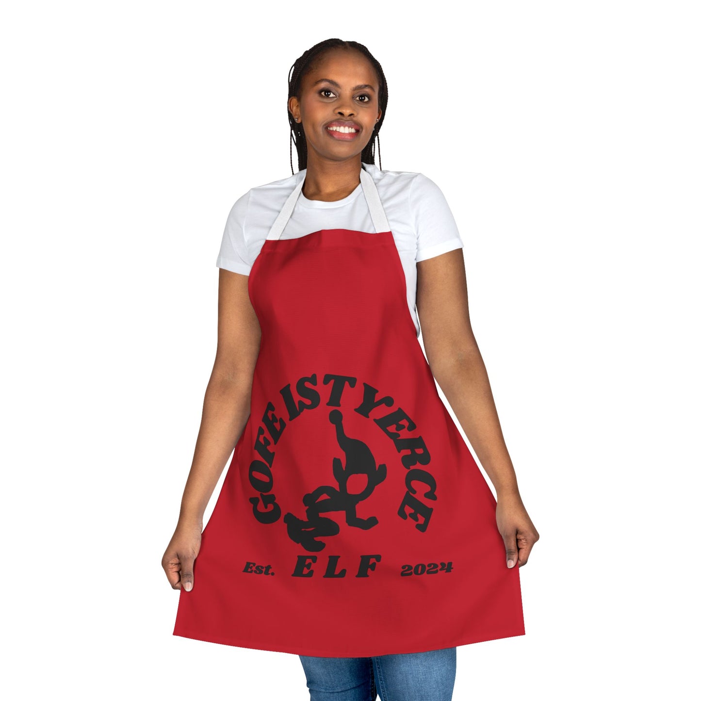 EB134 Apron Original Vicious Van Goph Design featuring yerce Elves