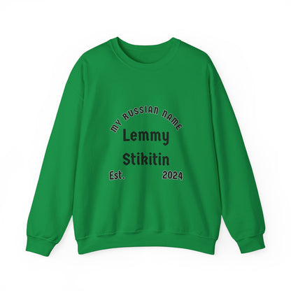 Let Me Stick It In My Russian Name Unisex Heavy Blend™ Crewneck Sweatshirt