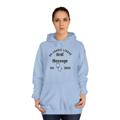 Dr. Connie Lingus Unisex College Hoodie