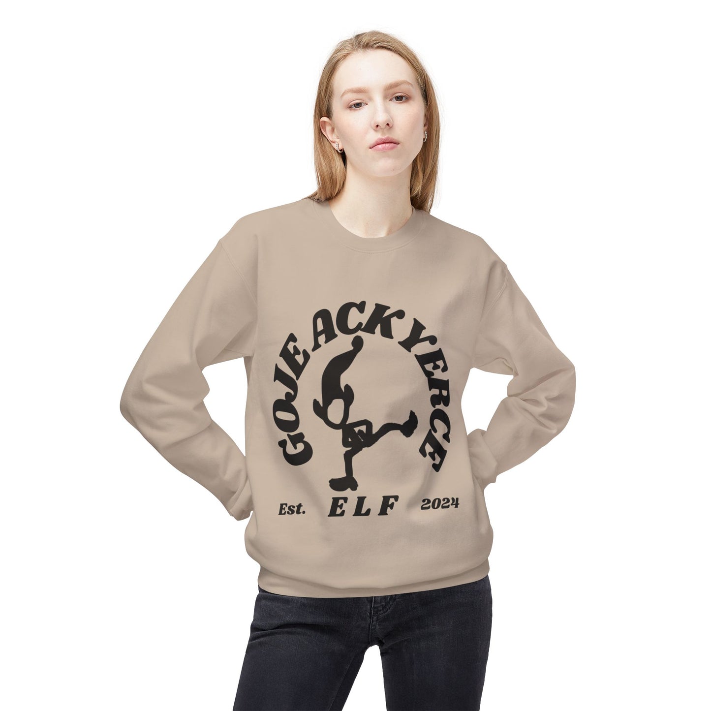 EB132 Unisex Midweight Softstyle Fleece Crewneck Sweatshirt