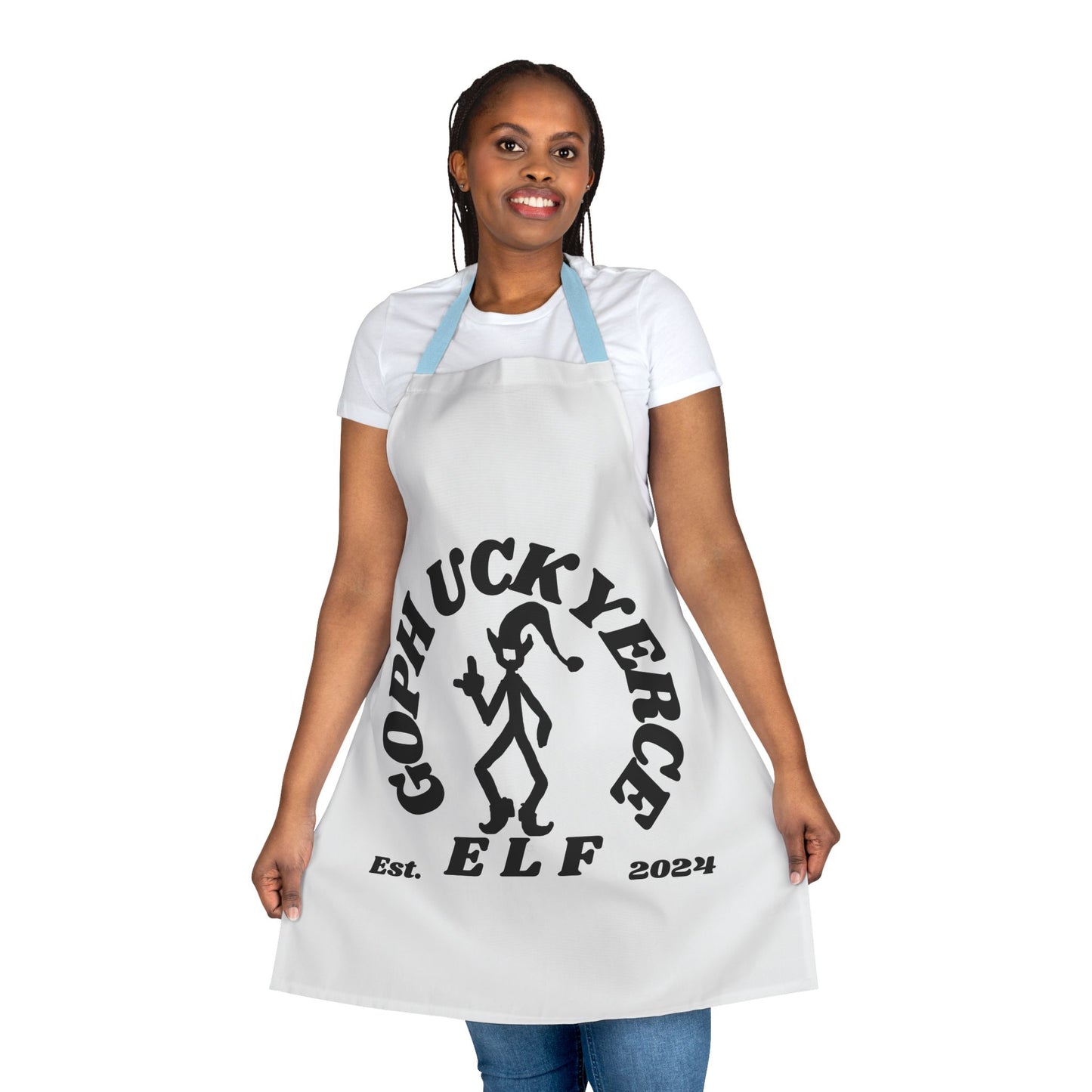 EB142 Elf Apron, 5-Color Straps (AOP)