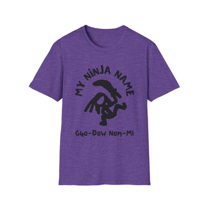 Go Down On Me My Ninja Name Unisex Softstyle T-Shirt