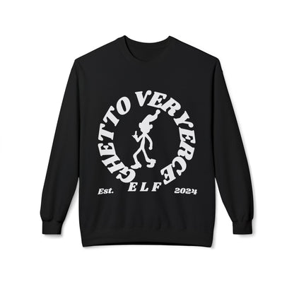 Ghetto Veryerce Elf Unisex Midweight Softstyle Fleece Crewneck Sweatshirt