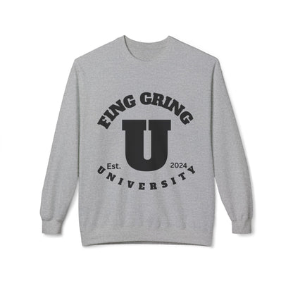 Fing Gring U Screwniversity Unisex Midweight Softstyle Fleece Crewneck Sweatshirt