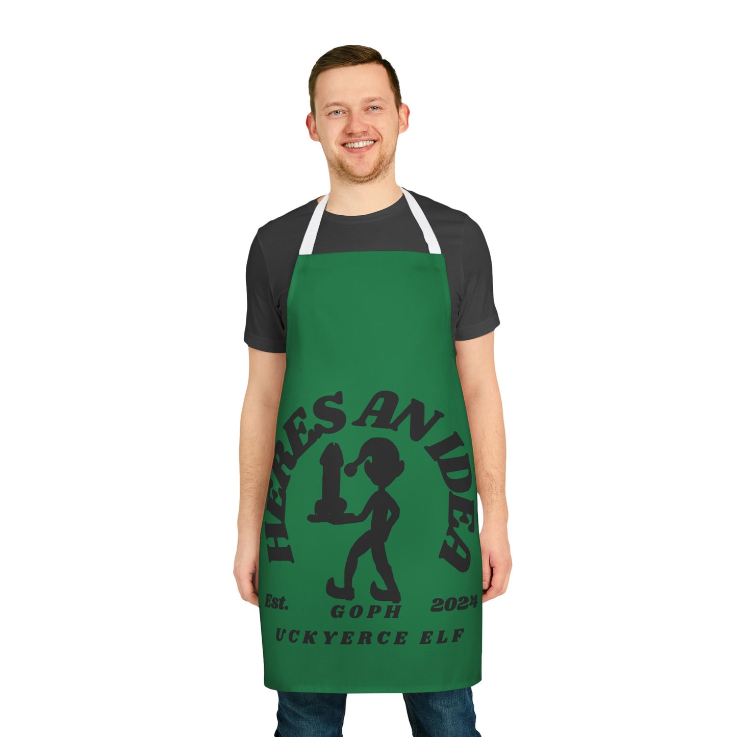 EB144 Apron Original Vicious Van Goph Design featuring Yerce Elves