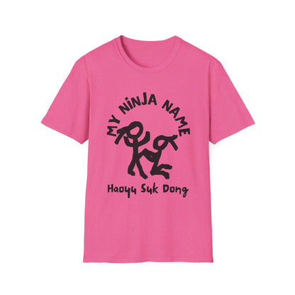 Yank My Wang My Ninja Name Unisex Softstyle T-Shirt