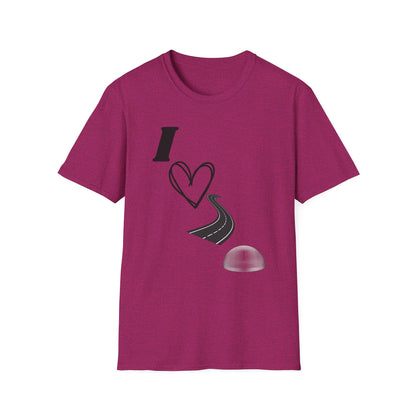 I Love Road Dome Unisex Softstyle T-Shirt