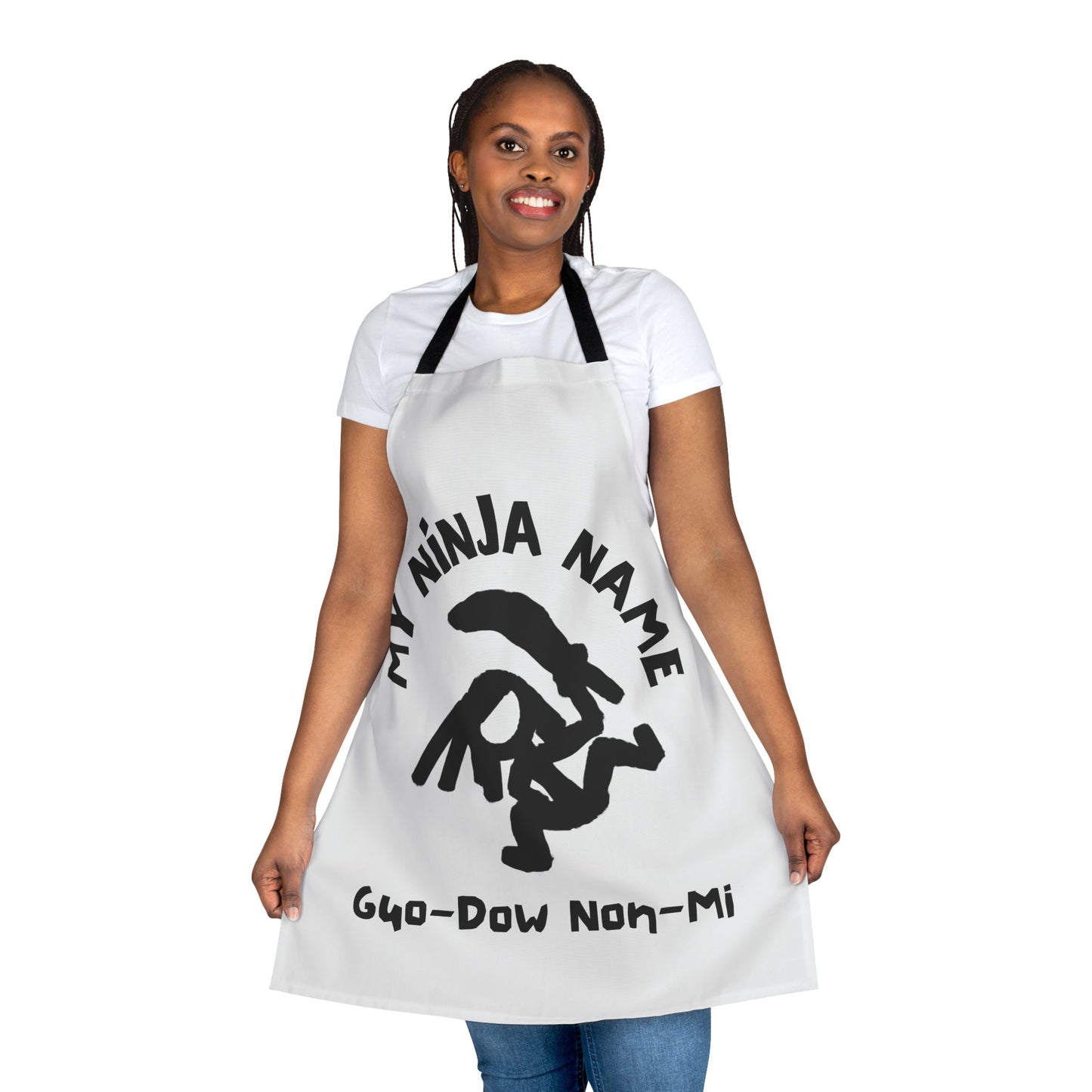 NJ194 Ninja Apron, 5-Color Straps (AOP)