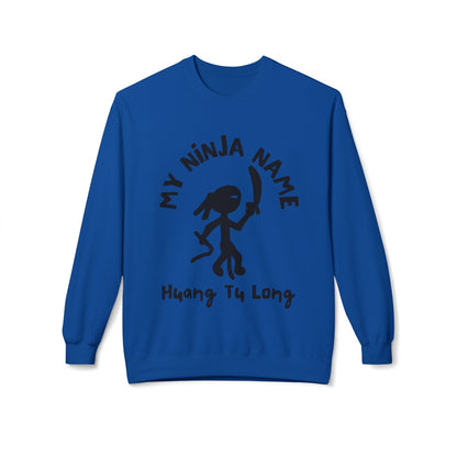 Wang Too Long My Ninja Name Unisex Midweight Softstyle Fleece Crewneck Sweatshirt