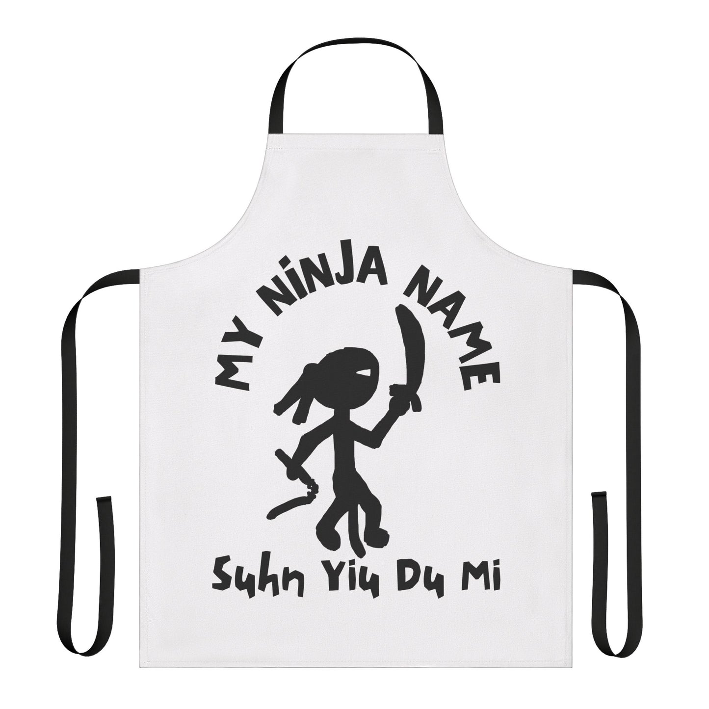 NJ199 Ninja Apron, 5-Color Straps (AOP)