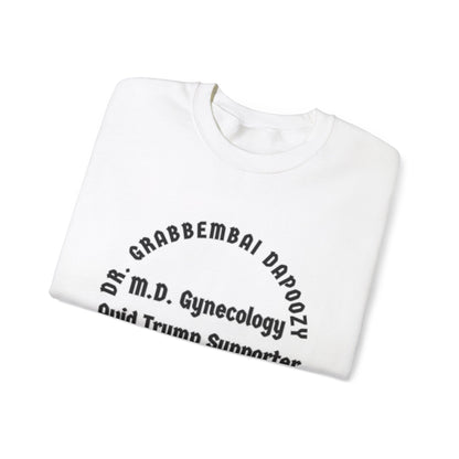 Dr. Grabbembai Dapoozy Unisex Heavy Blend™ Crewneck Sweatshirt