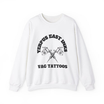 Yerpus East Inks Original Vicious Van Goph Design Unisex Heavy Blend™ Crewneck Sweatshirt