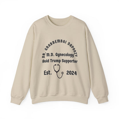 Dr. Grabbembai Dapoozy Unisex Heavy Blend™ Crewneck Sweatshirt