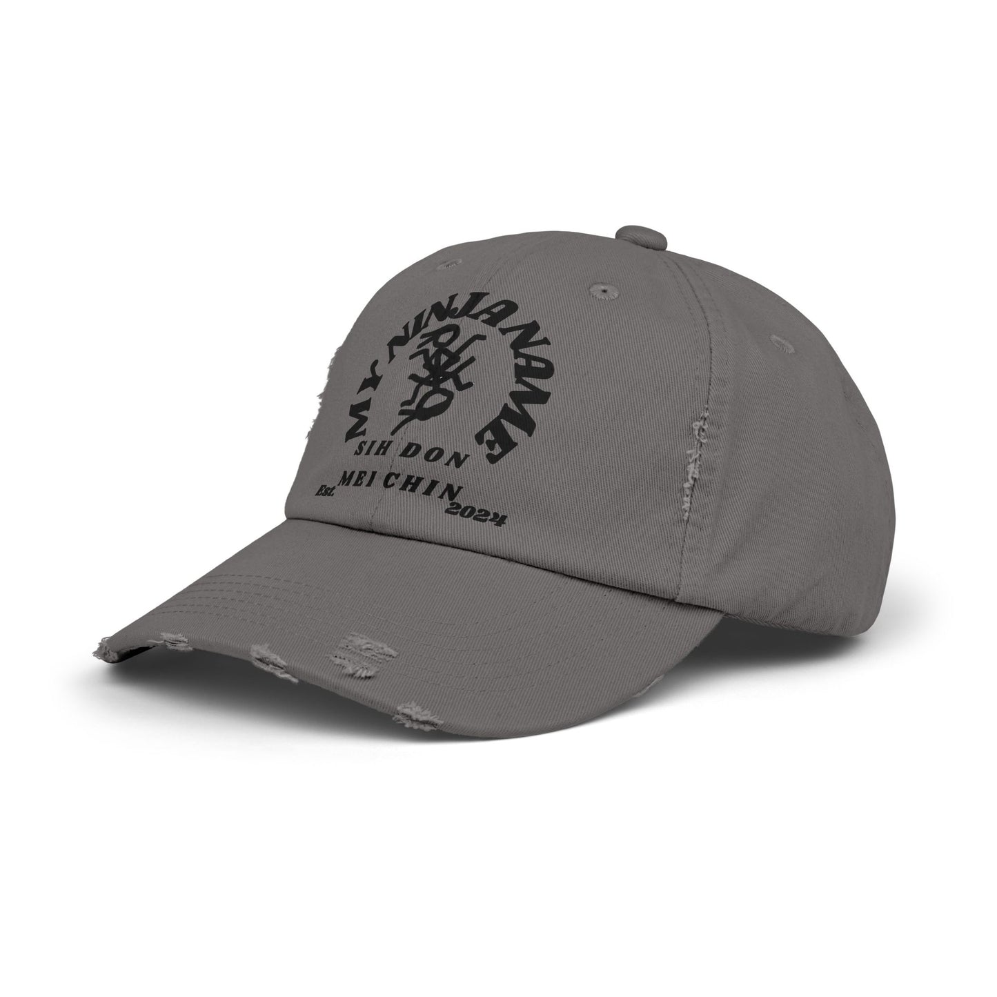 NJ207 Unisex Distressed Cap