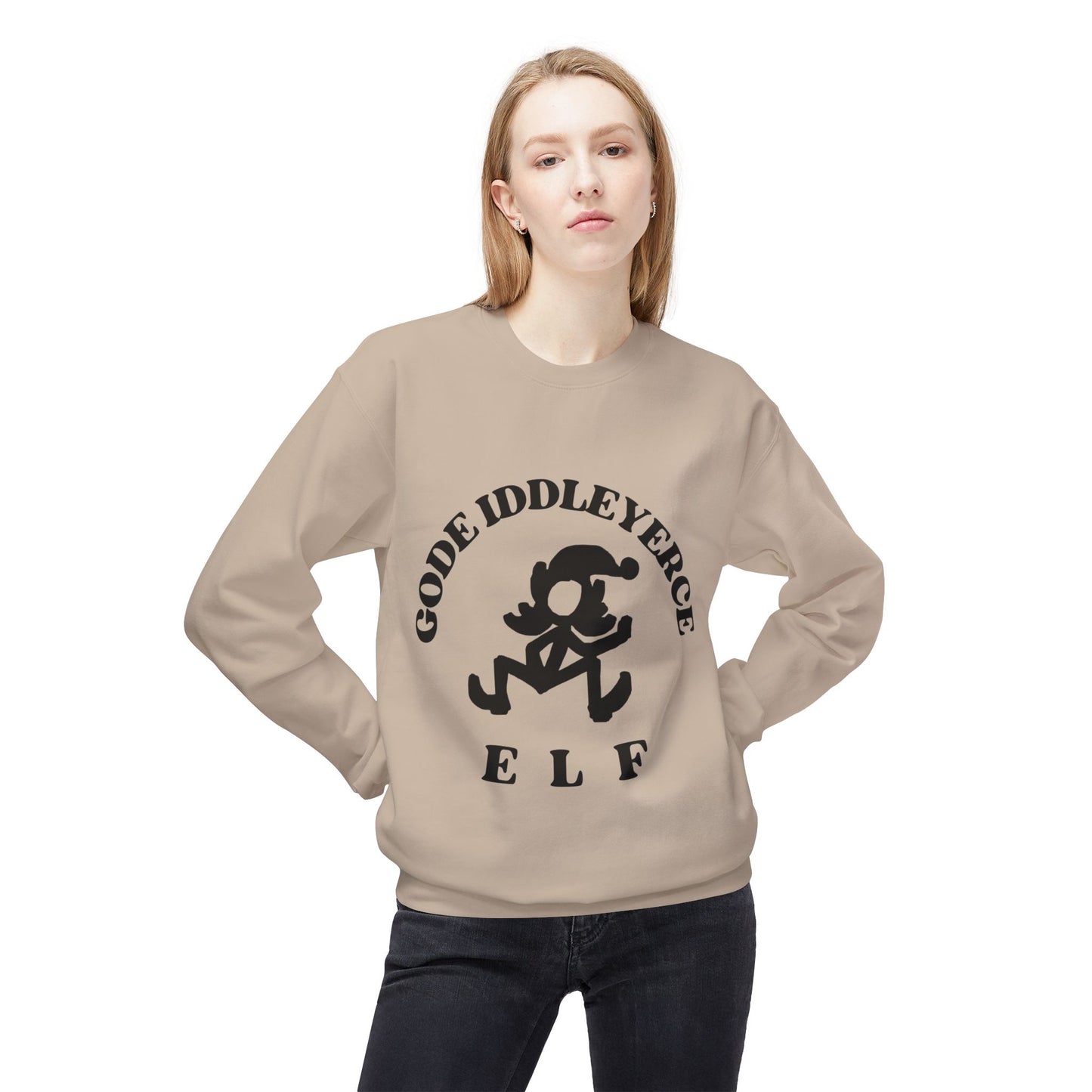 EB146 Unisex Midweight Softstyle Fleece Crewneck Sweatshirt