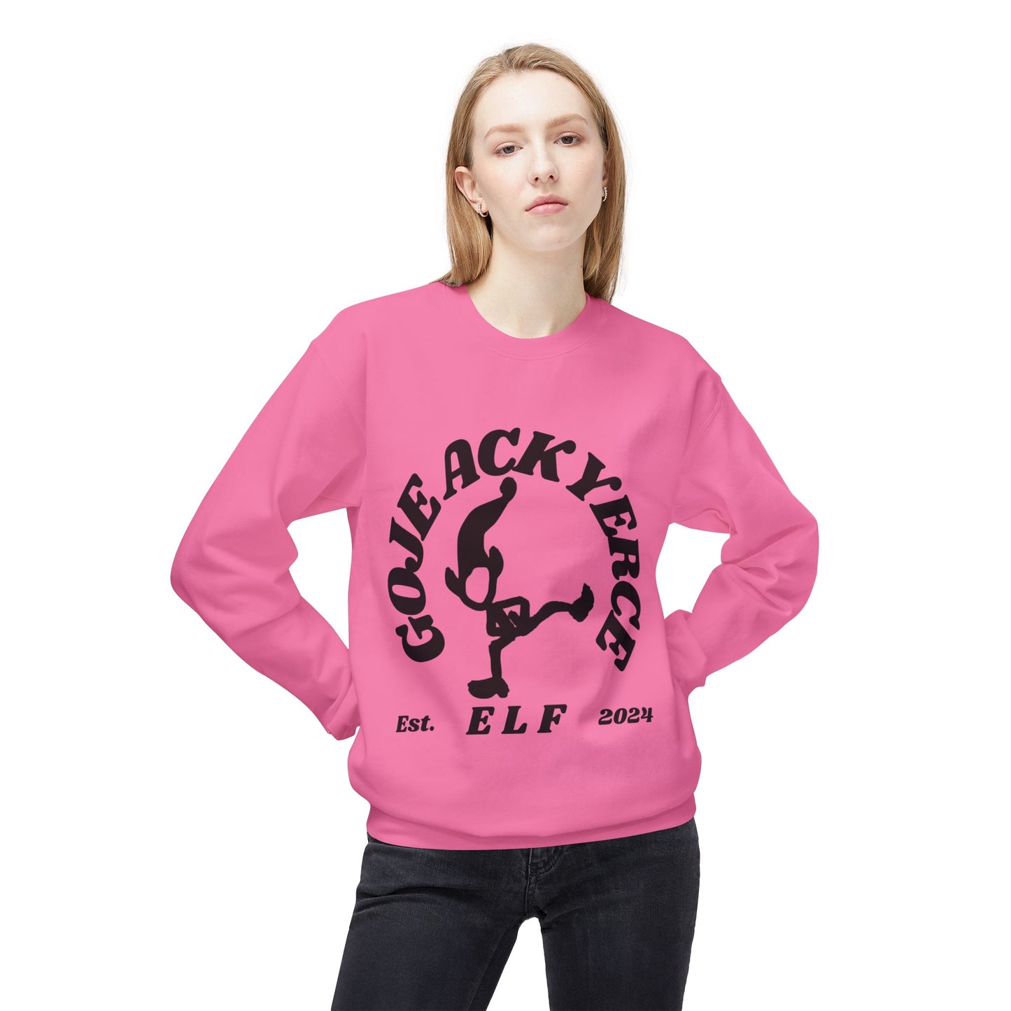 EB132 Unisex Midweight Softstyle Fleece Crewneck Sweatshirt