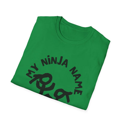 Yank My Wang My Ninja Name Unisex Softstyle T-Shirt