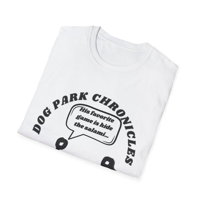 Dog Park Hide The Salami Unisex Softstyle T-Shirt