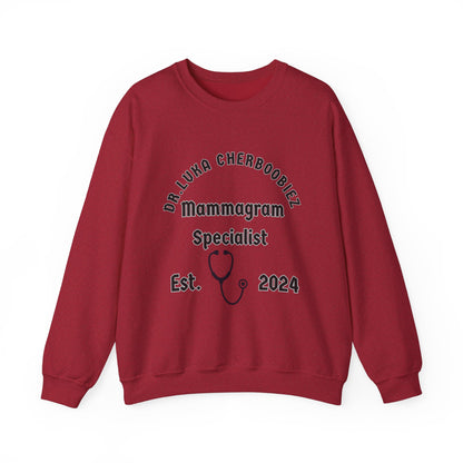 Dr. Luka Cherboobiez Unisex Heavy Blend™ Crewneck Sweatshirt