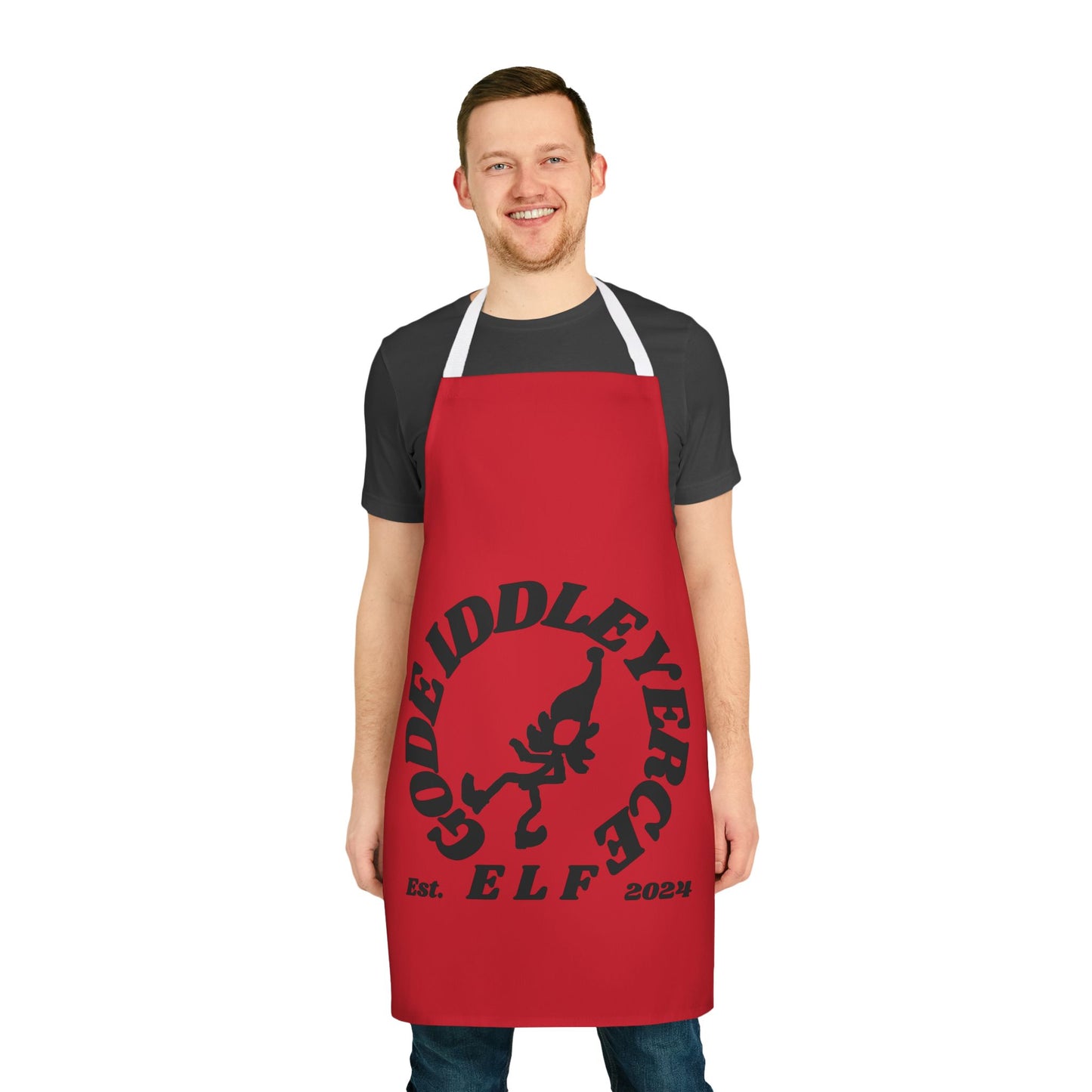 EB 135 Apron Original Vicious Van Goph Design featuring Yerce Elves