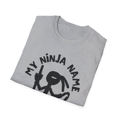 Dang You Horny My Ninja Name Unisex Softstyle T-Shirt