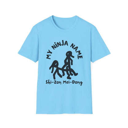 She's On My Dong My Ninja Name Unisex Softstyle T-Shirt