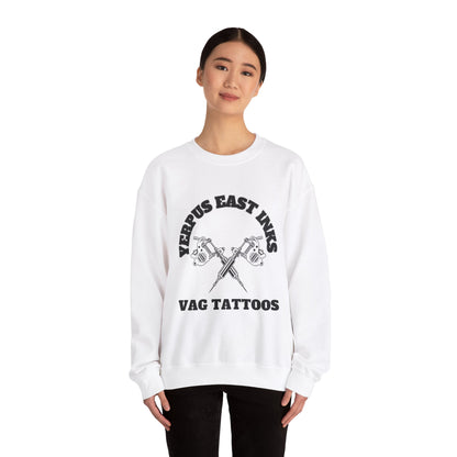 Yerpus East Inks Original Vicious Van Goph Design Unisex Heavy Blend™ Crewneck Sweatshirt