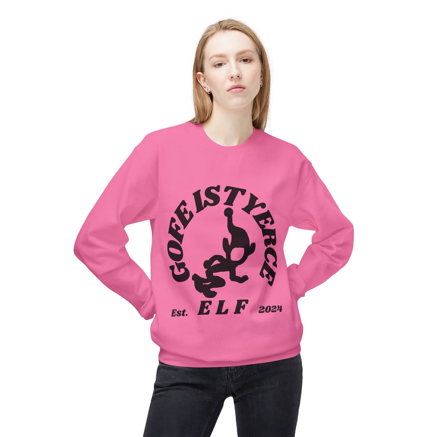 EB134 Unisex Midweight Softstyle Fleece Crewneck Sweatshirt