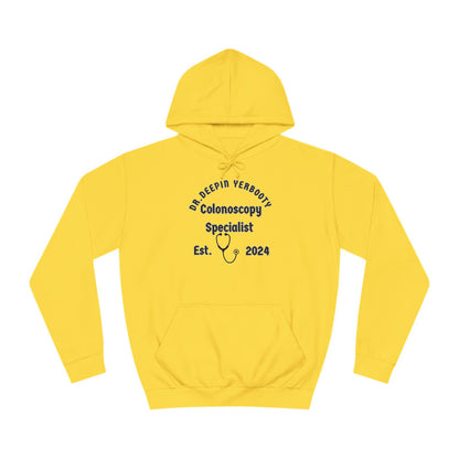 Dr. Deepin Yerbooty Unisex College Hoodie